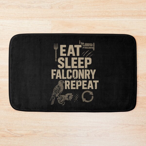 Item preview, Eat Sleep Falconry Repeat Falcon Design designed and sold by LuminOrb.