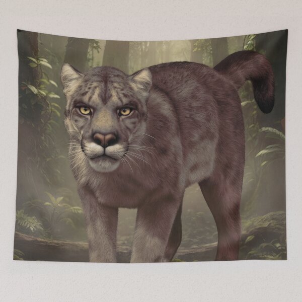 Item preview, Proailurus lemanensis, in a forest. designed and sold by Federico Ayub.