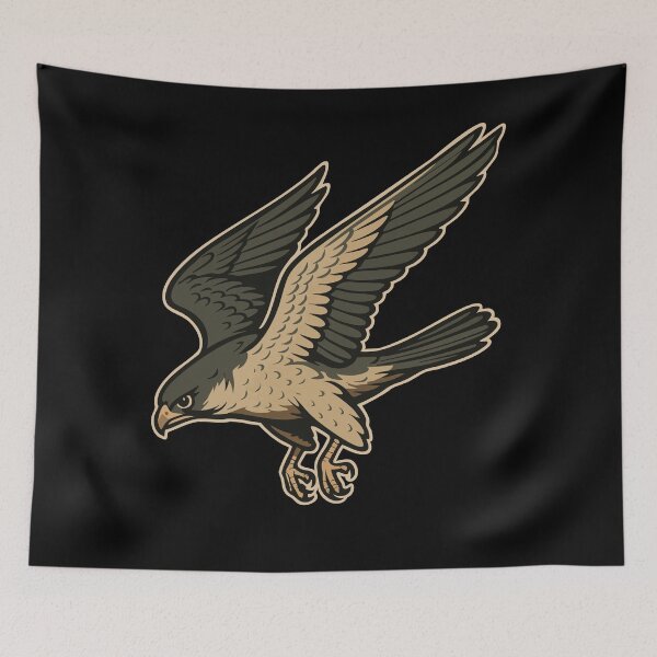Item preview, Majestic Falcon Soars High in Sky designed and sold by LuminOrb.