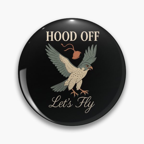 Item preview, Hood Off Let's Fly With Peregrine Falcon Design designed and sold by LuminOrb.