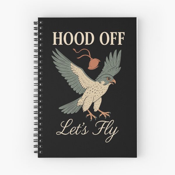 Item preview, Hood Off Let's Fly With Peregrine Falcon Design designed and sold by LuminOrb.