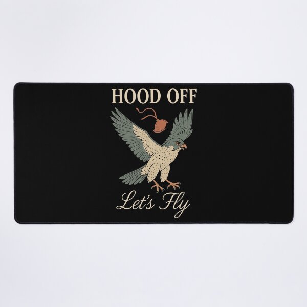 Item preview, Hood Off Let's Fly With Peregrine Falcon Design designed and sold by LuminOrb.