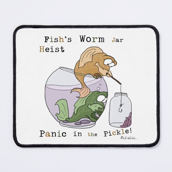 Artikelvorschau, Fish’s Absurd Worm Jar Fishing entworfen und verkauft von Pink Writer.