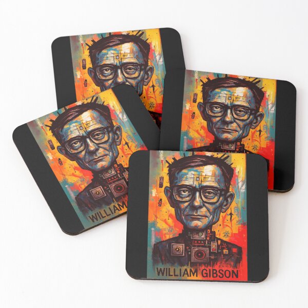 Item preview, William Gibson - Cyberpunk Author designed and sold by Sarcastic designs.