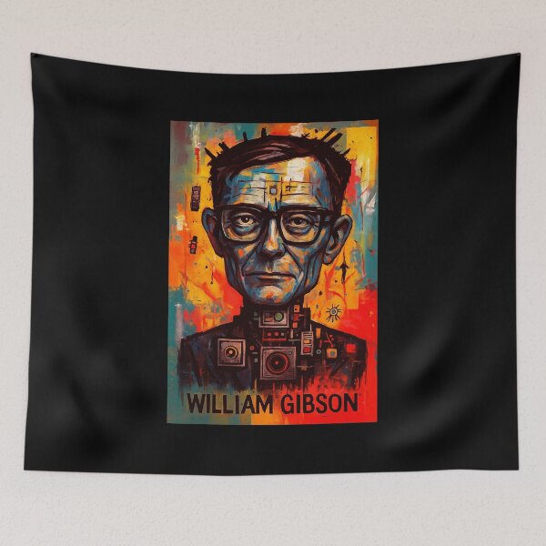 Item preview, William Gibson - Cyberpunk Author designed and sold by Sarcastic designs.