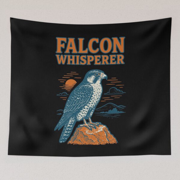 Item preview, Falcon Whisperer Peregrine Falconry Birds Prey designed and sold by LuminOrb.