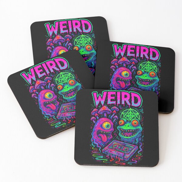 Item preview, Trippy Glitchcore Weird Frog and Slug designed and sold by SHHCreations.