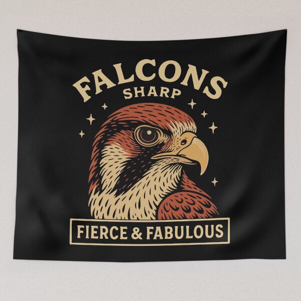 Item preview, Falcons Sharp Fierce & Fabulous Design designed and sold by LuminOrb.