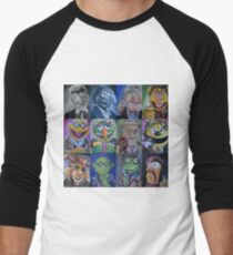 Mahna Mahna Doctor Men's Baseball ¾ T-Shirt