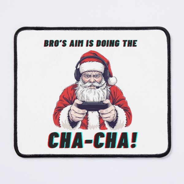 Item preview, Santa gamer designed and sold by KrakenPrints.