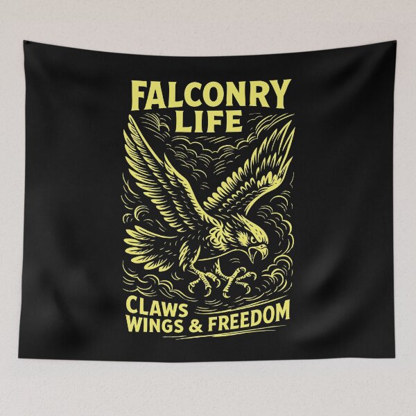 Item preview, Falconry Life Claws Wings Freedom Adventure designed and sold by LuminOrb.