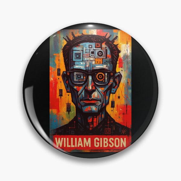 Item preview, William Gibson - Sci Fi Author designed and sold by Sarcastic designs.