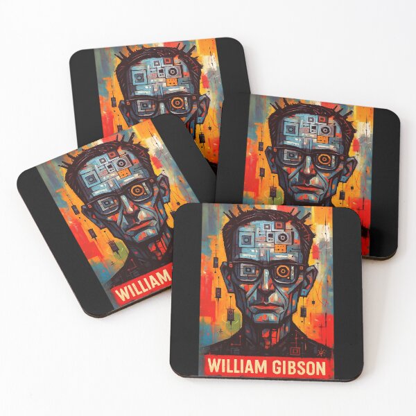 Item preview, William Gibson - Sci Fi Author designed and sold by Sarcastic designs.