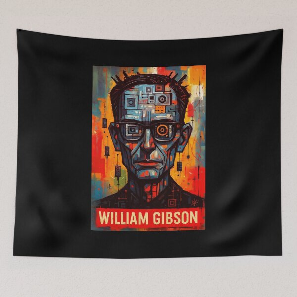 Item preview, William Gibson - Sci Fi Author designed and sold by Sarcastic designs.
