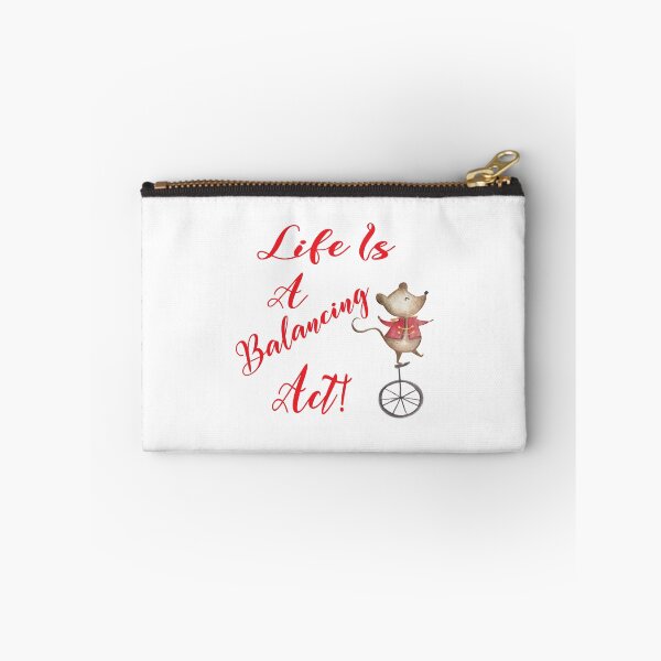 Item preview, Life Is A Balancing Act Mouse Riding Unicycle Gifts designed and sold by yourgiftshoppe.