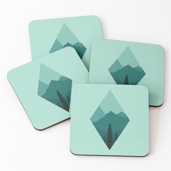 Item preview, Mountain with trees designed and sold by Jenny Vin Creates.