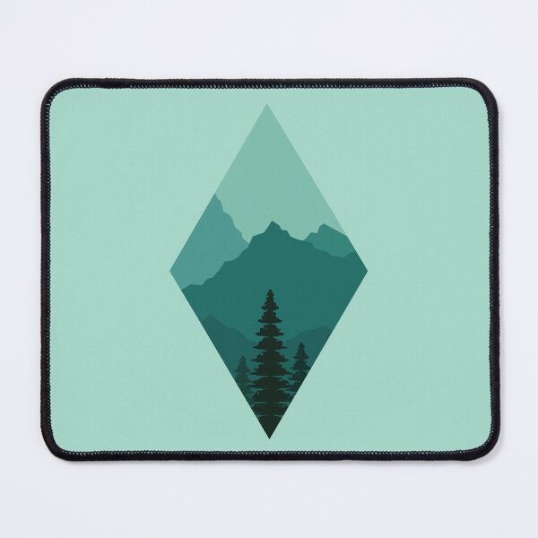 Item preview, Mountain with trees designed and sold by Jenny Vin Creates.