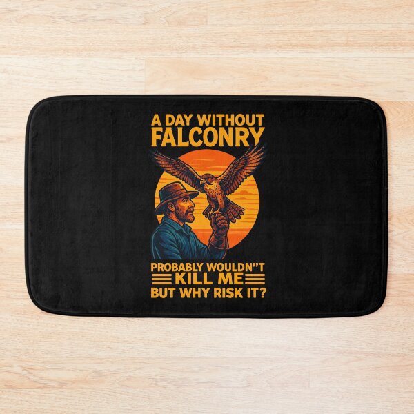 Item preview, Funny Falcon Design A Day Without Falconry designed and sold by LuminOrb.