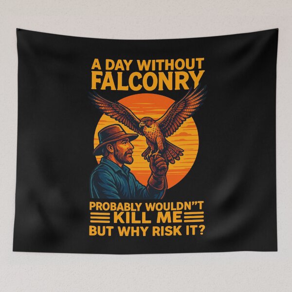 Item preview, Funny Falcon Design A Day Without Falconry designed and sold by LuminOrb.