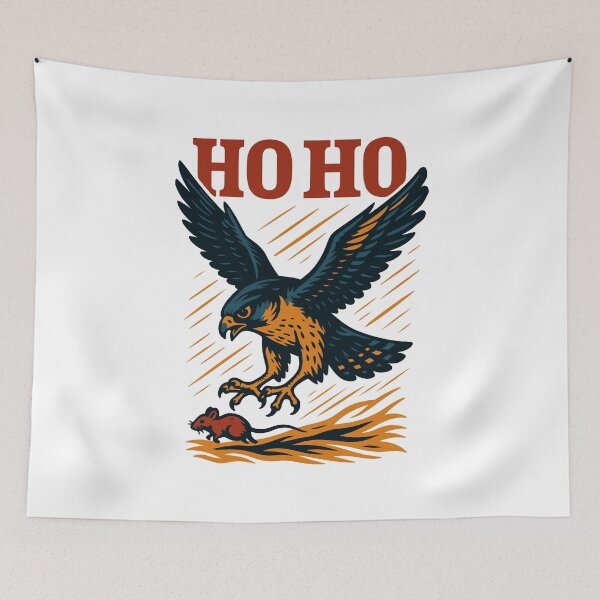 Item preview, Falcon Ho Ho Prey Hunting Bird Watching designed and sold by LuminOrb.