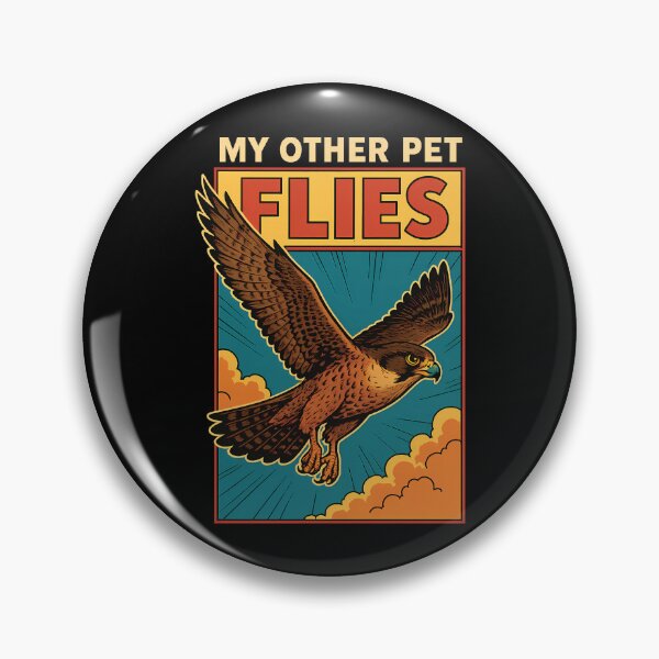 Item preview, Falcon My Other Pet Flies Falconry Hunting Gear designed and sold by LuminOrb.