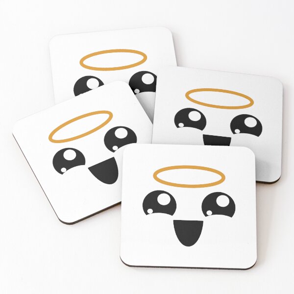 Item preview, Cute kawaii joyful angel face designed and sold by BlushyPrint.