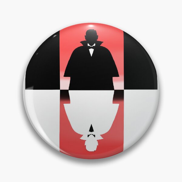 Item preview, Dracula Silhouette Mirrored Red designed and sold by trudolphi.