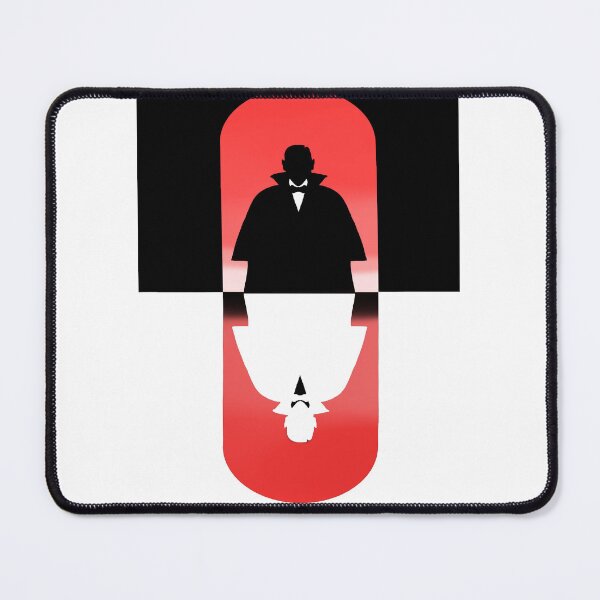 Item preview, Dracula Silhouette Mirrored Red designed and sold by trudolphi.