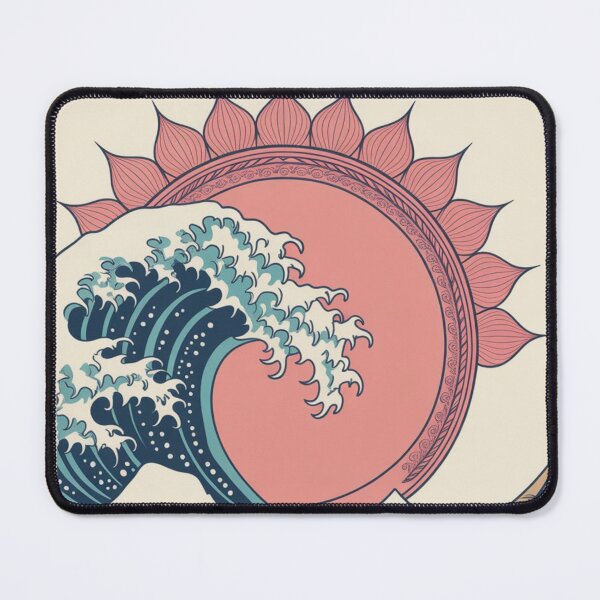 Item preview, Ocean Wave with Coral Sun designed and sold by VibrArtco.