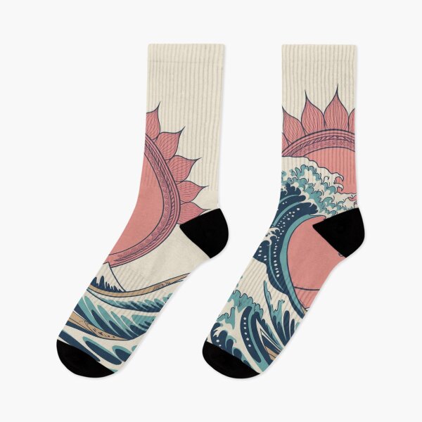 Item preview, Ocean Wave with Coral Sun designed and sold by VibrArtco.