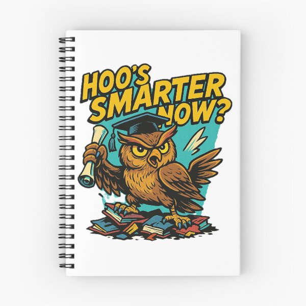 Item preview, Hoos Smarter Now - Gift for Graduates Sarcastic Owl Art designed and sold by Jarminis.
