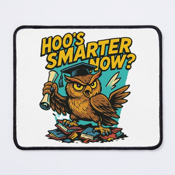 Item preview, Hoos Smarter Now - Gift for Graduates Sarcastic Owl Art designed and sold by Jarminis.