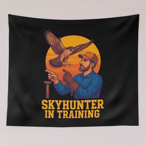 Item preview, Falcon Skyhunter In Training Falconry Birds designed and sold by LuminOrb.