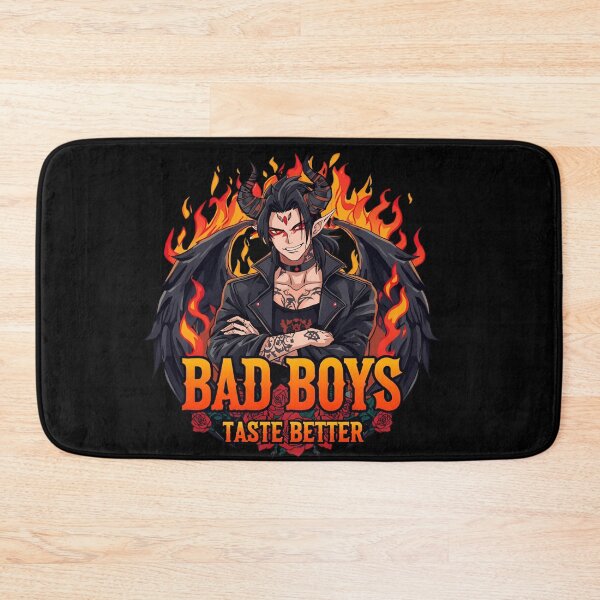 Item preview, Bad Boys Taste Better | Fiery Demon Rebel Anime Aesthetic Design designed and sold by Lunaria Arts.