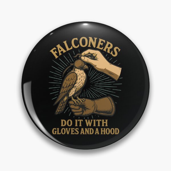 Item preview, Falconers Do It With Gloves And A Hood falcon designed and sold by LuminOrb.