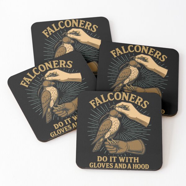 Item preview, Falconers Do It With Gloves And A Hood falcon designed and sold by LuminOrb.