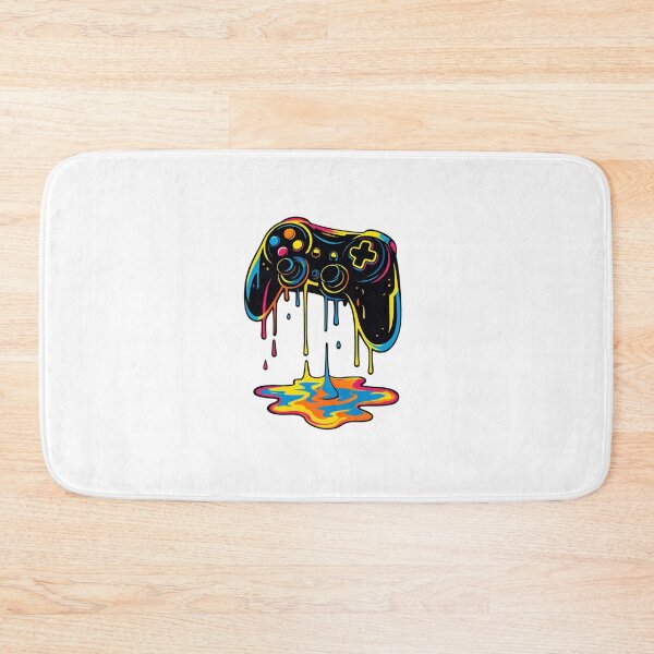 Item preview, Melting Neon Game Controller Art designed and sold by Arte Zen.