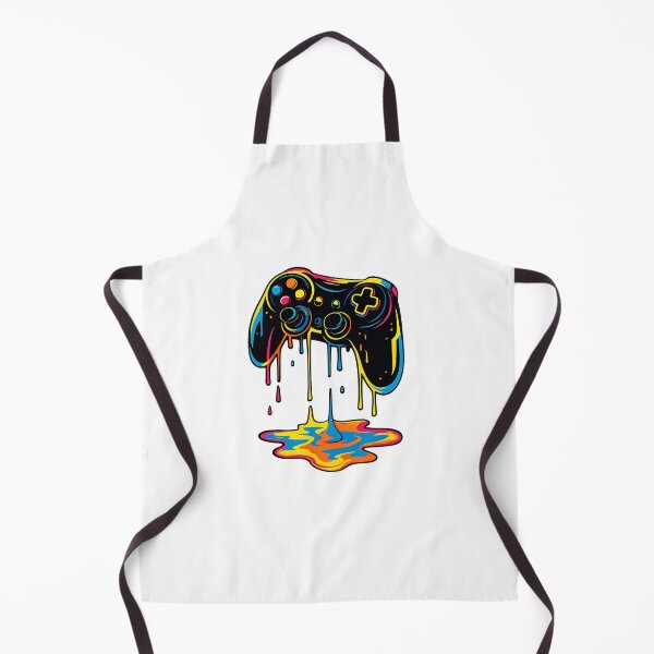 Item preview, Melting Neon Game Controller Art designed and sold by Arte Zen.