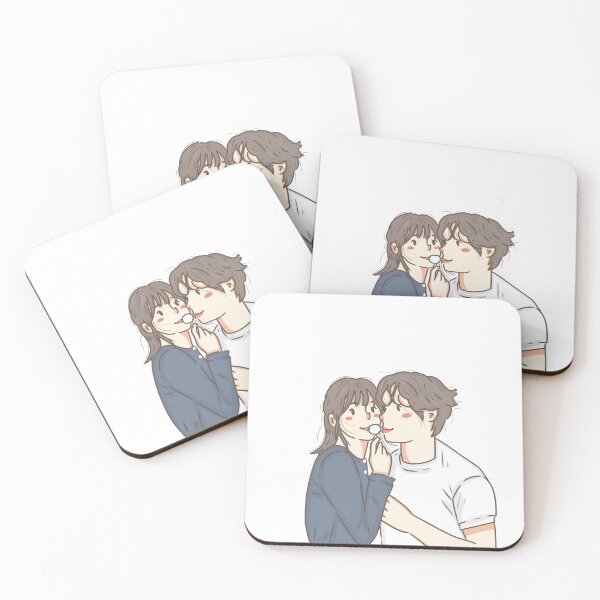 Item preview, Head Over Heels – Korean Drama Couple designed and sold by niremme.