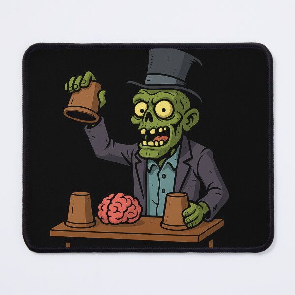 Item preview, Zombie Magician’s Brain Trick – Funny Halloween Design designed and sold by BuyByButterfly.