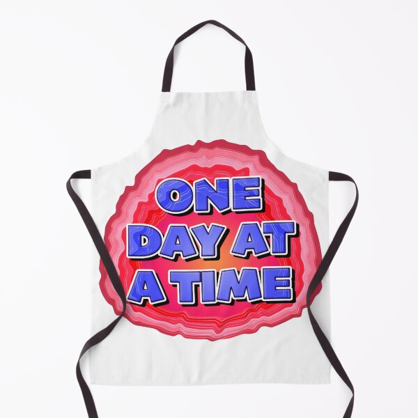Item preview, GEODE - One Day At A Time Red/Blue | 12 Step Slogan designed and sold by ApexDesigners.