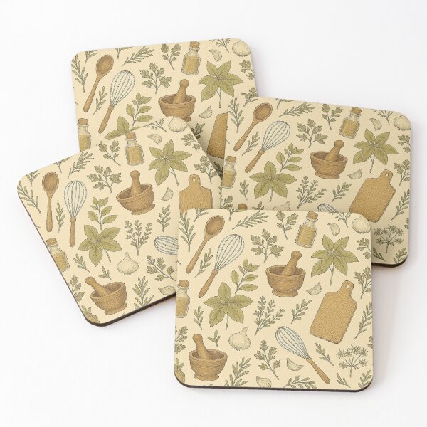 Item preview, Vintage Herb Garden Pattern Kitchen designed and sold by MiLaKK.