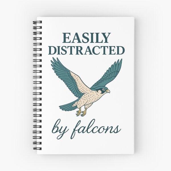 Item preview, Easily Distracted By Falcons Falconry Birds designed and sold by LuminOrb.