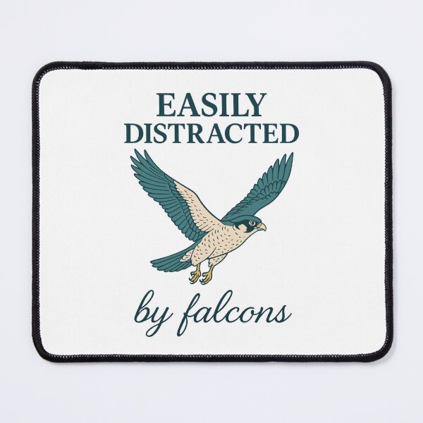 Item preview, Easily Distracted By Falcons Falconry Birds designed and sold by LuminOrb.