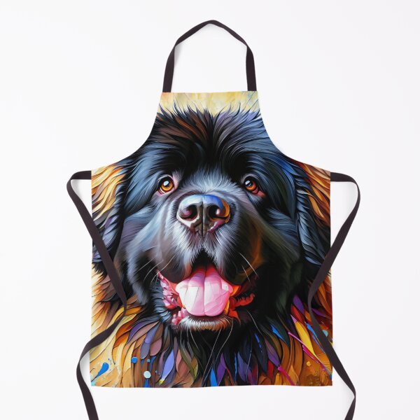 Item preview, Newfoundland Dog Portrait Acrylic Art Print Pet Portrait Gift for Newfie Lovers designed and sold by Puppy Puzzles Plus.