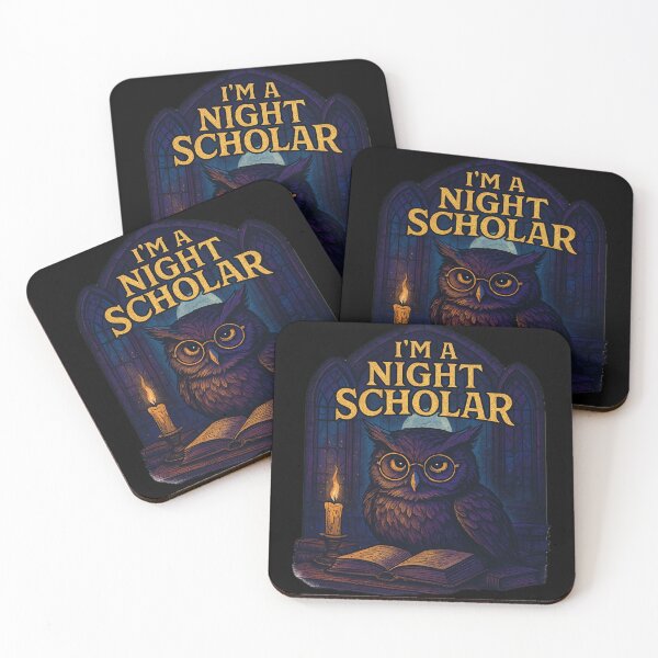 Item preview, Im A Night Scholar - Gift for Night Owls Book Lovers Art designed and sold by Jarminis.