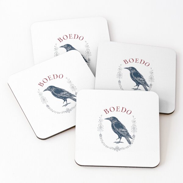 Item preview, Minimalistic Cuervo Boedo CASLA Raven AzulGrana Elements SANLORE designed and sold by ART ATTACK ZONE.