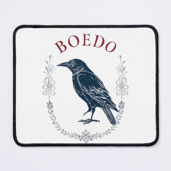 Item preview, Minimalistic Cuervo Boedo CASLA Raven AzulGrana Elements SANLORE designed and sold by ART ATTACK ZONE.