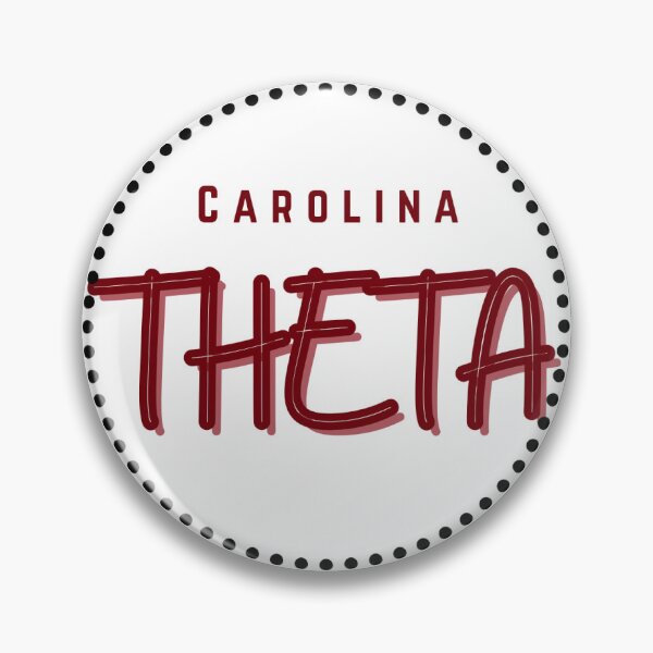 Item preview, Theta South Carolina Football Gameday Pin Button designed and sold by Kickoff Buttons.