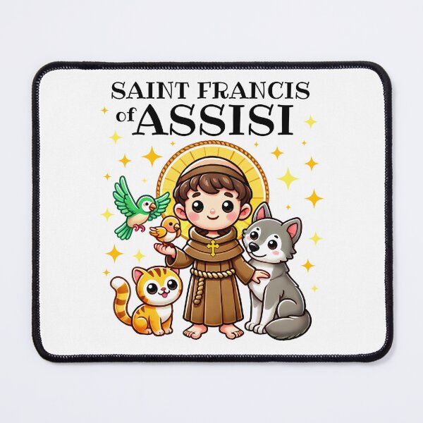 Item preview, Saint Francis of Assisi Saint of Animals Catholic for kids designed and sold by NUMAcreations.